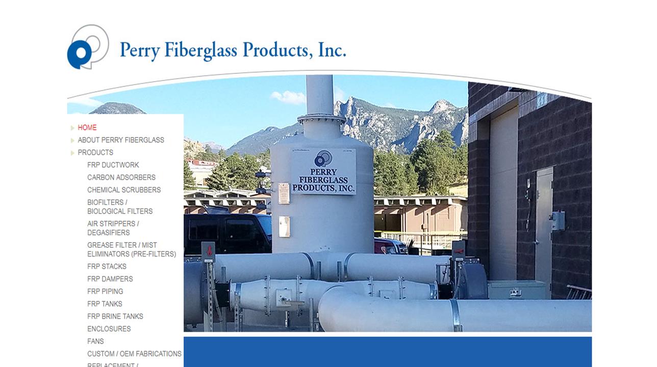 Perry Fiberglass Products, Inc. Air Pollution Control Equipment