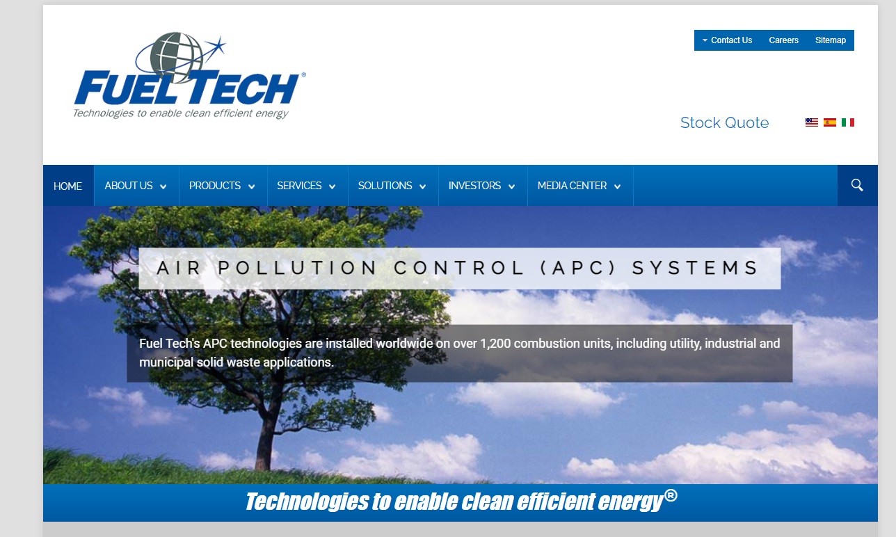 Fuel Tech, Inc. Air Pollution Control Equipment